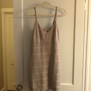Seven Wonders knit mini dress Tan Size 8